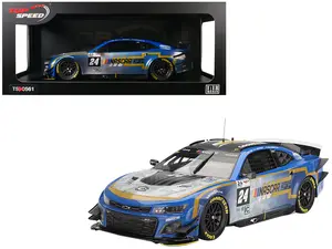 Chevrolet Camaro ZL1 #24 (Weathered Version) "Hendrick Motorsports" Innovative "24 Hrs Le Mans" 2023 1/18 Model Car by Top Speed