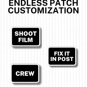 Patch Bundle, All Three Patches, Crew, Fix it in Post, Velcro Patch Design, GREAT deal