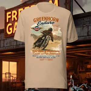 Greenhorn Enduro Vintage Unisex t-shirt