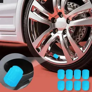 8PCS Tire Valve Caps, Corrosion Resistant Leak Proof Tire Pressure Caps, Universal for Car, Truck, SUV, Motorcycles, Bike