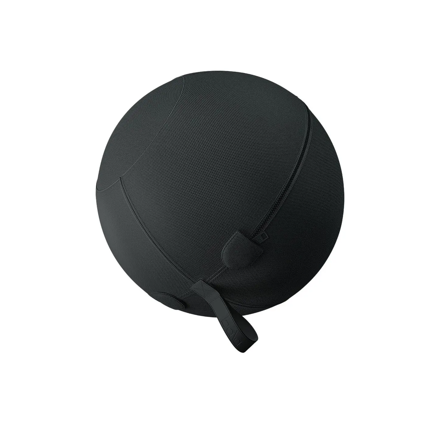 Bala Balance Exercise Ball, Charcoal Color, Ideal for Home Workout & Gym Fitness
