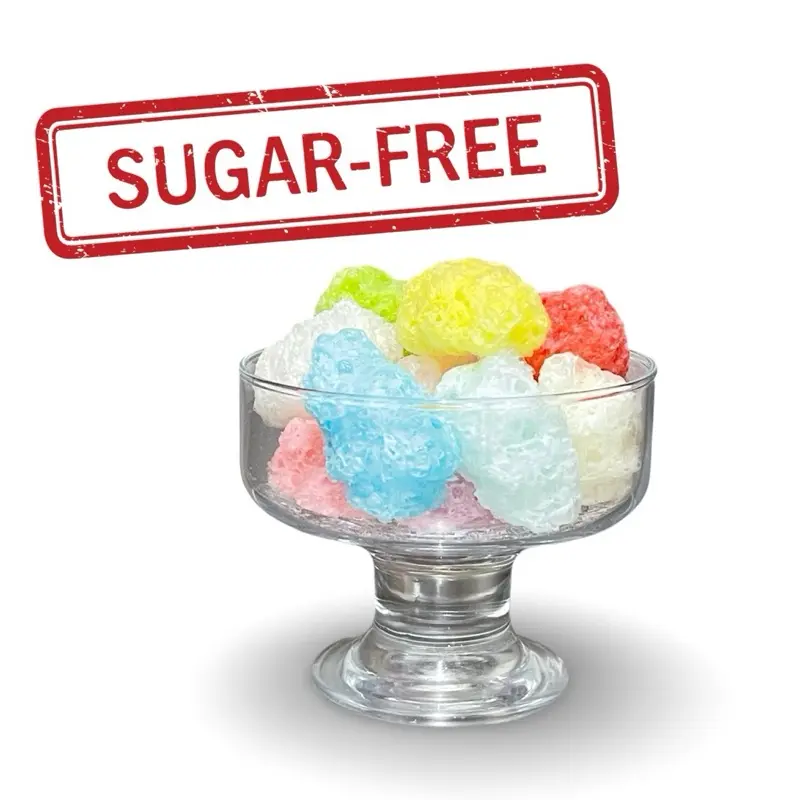 Tahoe Treats Freeze Dried SUGAR FREE Gummy Bears - 2 oz Bag, Fruity Sweet Candy Treats, Snack Perfect for Everyday Enjoyment