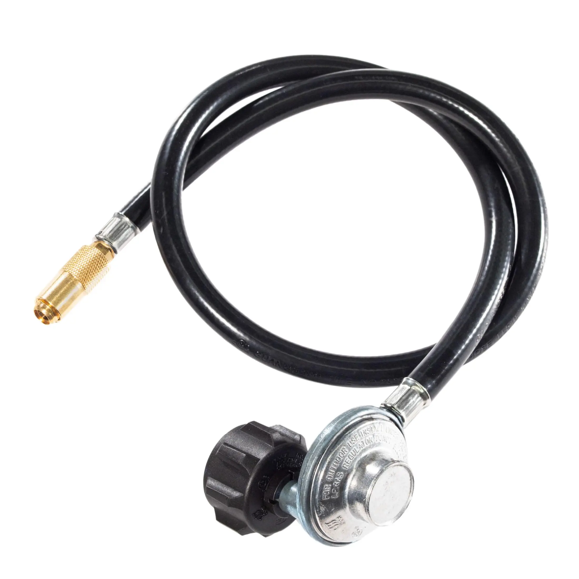 5471 Propane Extension Hose with Pressure Regulator (for 20-lb Cylinders), Compatible with Blackstone Gas Grills & Griddle Pans, Weather-Resistant, Corrosion-Resistant, 3-Ft Extension
