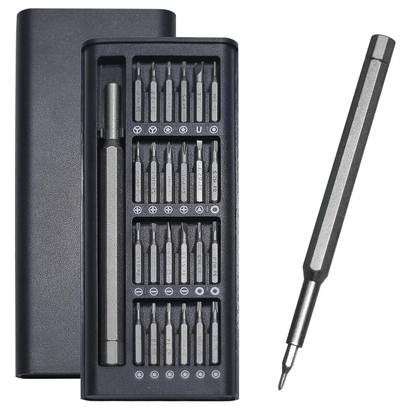 Magnetic Precision Screwdriver Set, 24 in 1 Screwdriver Set, Professional DIY Repair Tool Kit, Suitable for Various Repair Scenarios