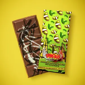 Viral Dubai Pistachio Knafeh Crunch Milk Chocolate Experience Dessert Snack