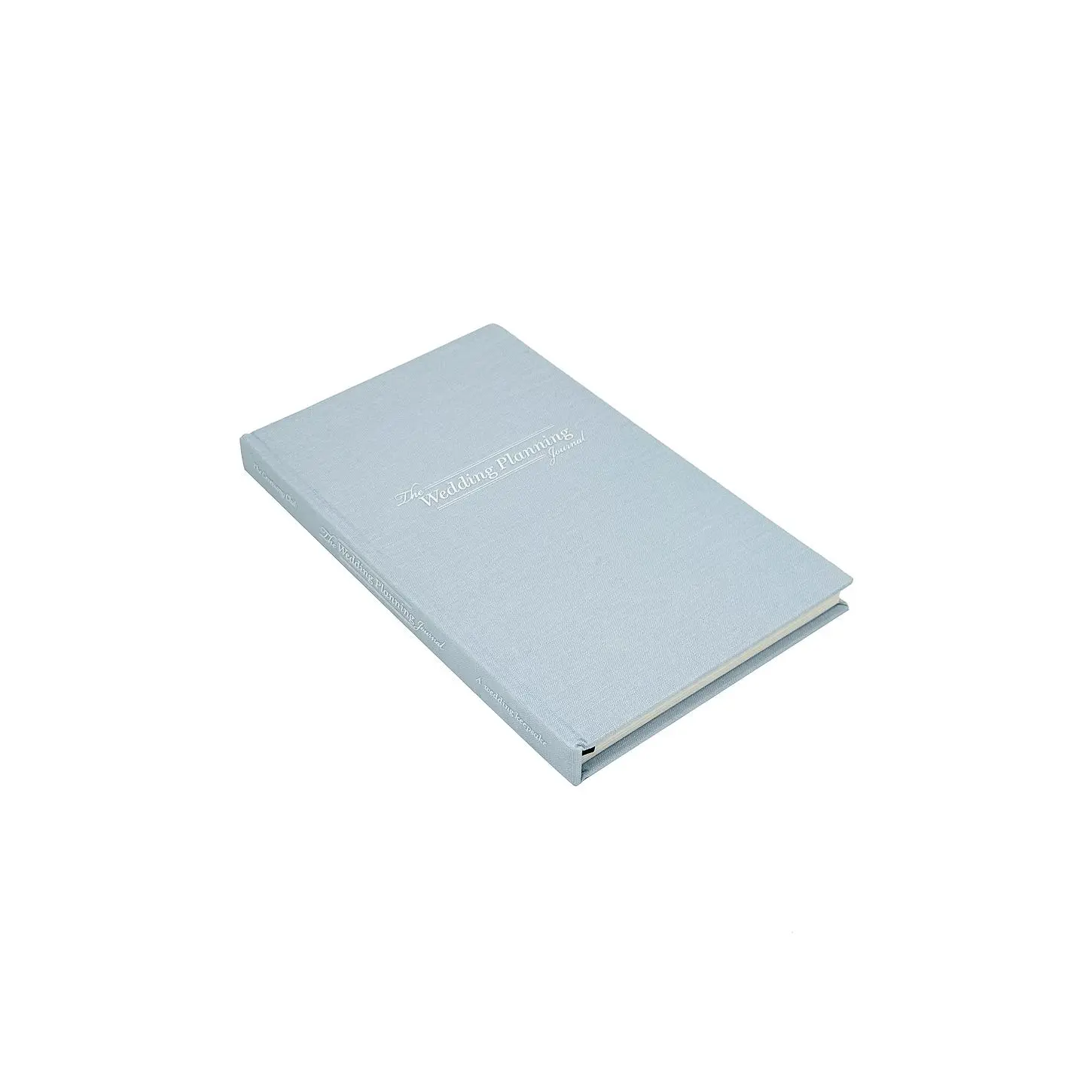 The Ceremony Club Wedding Planning Journal in Blue Linen