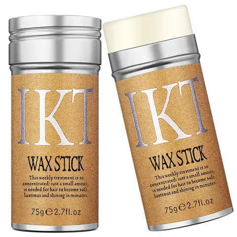 Hair Wax Stick, 2 Counts/set Long Lasting Hold Nourishing Hair Styling Wax Stick, Professional Hair Styling Product for Men & Women, Flyaway Hair Tamer, Curly Style, Curly Haircare, Hair Care Products