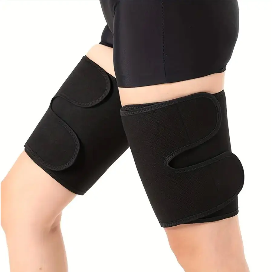 2pcs Adjustable Sports Leg Sleeves, Thigh Shaper Bands, Leg Support, Leg Supporter, Protective Sleeves, Leg Protectors for Cycling, Running, Basketball, Soccer, Daily Use