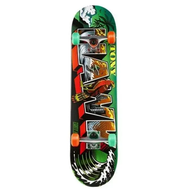 Tony Hawk 31" Postcard Metallic Surf Style Skateboard
