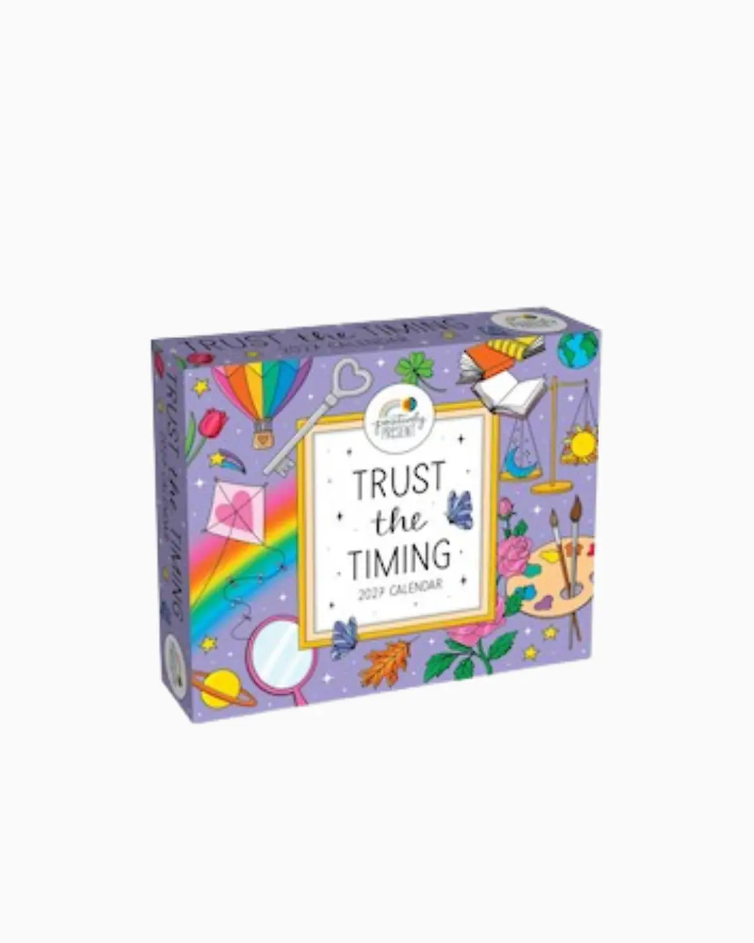 Positively Present 2027 Tear-Off Calendar by Dani DiPirro, Chipboard Construction, Inspirational Content, Combined Weekend Pages for Day-to-Day Use, Uplifting