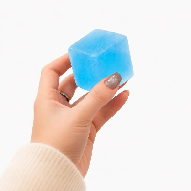 Sweet KawaiI Frosted Squishy Ice Cube Fidget Toy Sensory Squeeze Toy Stress Relief Soft Sugar Filled Squishie for kids and adults