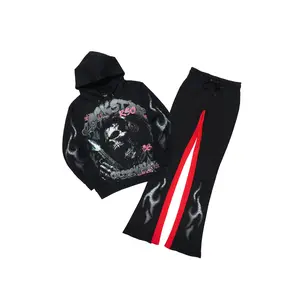 Tylenz Black Hoodie/Baggy Fit Pant Set