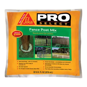 212 MAIN Sika Pro Select Pre-Mixed High Strength Fence Foam Post Support, 33 oz Polyurethane Fence Post Backfill