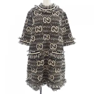 Pre-owned GUCCI Cashmere Small Leather Goods Blend Dress