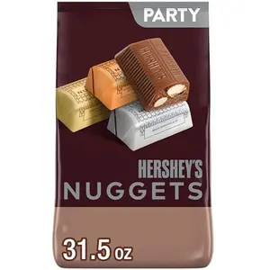 HERSHEY'S NUGGETS Assorted Chocolate Candy Party Bag, 31.5 oz