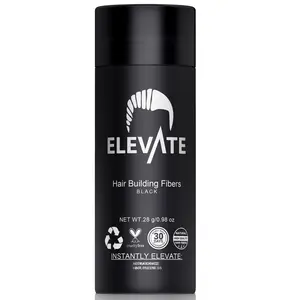 Elevate Hair Fibers to Instantly Thicken & Completely Cover Conceal Thinning Balding Areas for Men & Women 100% Natural & Undetectable Keratin Fibers