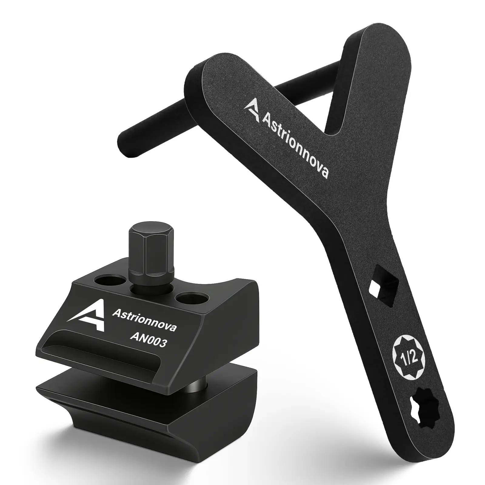 Astrionnova 2-Piece Mechanic Tools Suspension Kit, Forged Alloy Steel Strut Spreader & Lower Control Arm Prying Tool, for 1/2" Breaker Bar, FWD SUV Minivan Ball Joint & Bushing Service, Tools And Gadgets, Work Tools