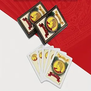 40 Sheets Spanish Playing Cards – Plastic Decks with 1/2 Decks & Boxes, Perfect for Puerto Rico & Mexican Card Games