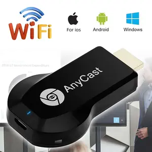 Wireless Video Transmitter and Receiver, Wireless HDMI Transmitter Receiver Set, 2.4G HDMI Extender for Long Range, Zero Latency Streaming, Plug & Play Dongle for Phones, Tablets, PCs to HDTV/Monitor, Full HD Video & Audio for iOS, Android