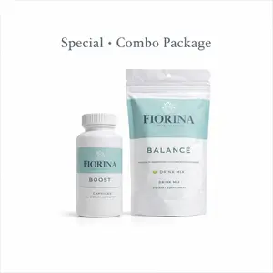Fiorina Combo Pack Daily Wellness Routine Drink & Capsules No Sugar No Caffeine 210g
