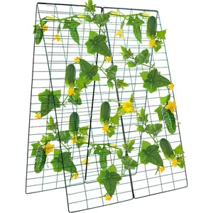48" H x 34" L Cucumber Trellis for Garden A Frame, Garden Trellis for Climbing  Outdoor for Raised Bed(1 Packs)