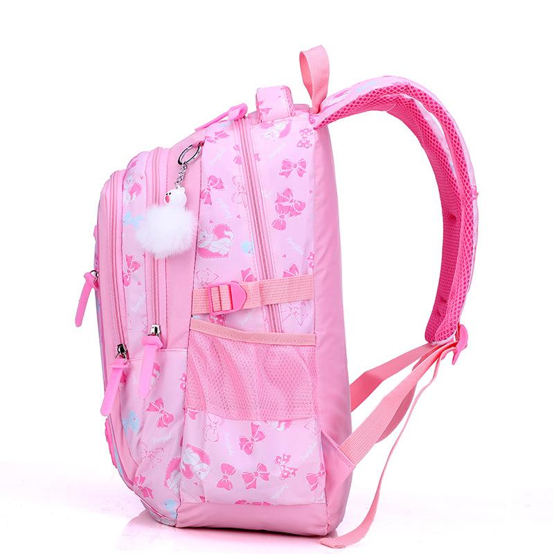 Cartoon Print Backpack Set 3 Piece School Bag with Lunch Bag and Pencil Case Casual Outdoor Backpack Set