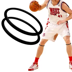 Patella Knee Brace Support for Youth/Adults – Elastic Silicone Patellar Tendon Stabilizer Strap for Basketball, Running & Sports – Comfortable Knee Band for Pain Relief and Joint Stability (Black)