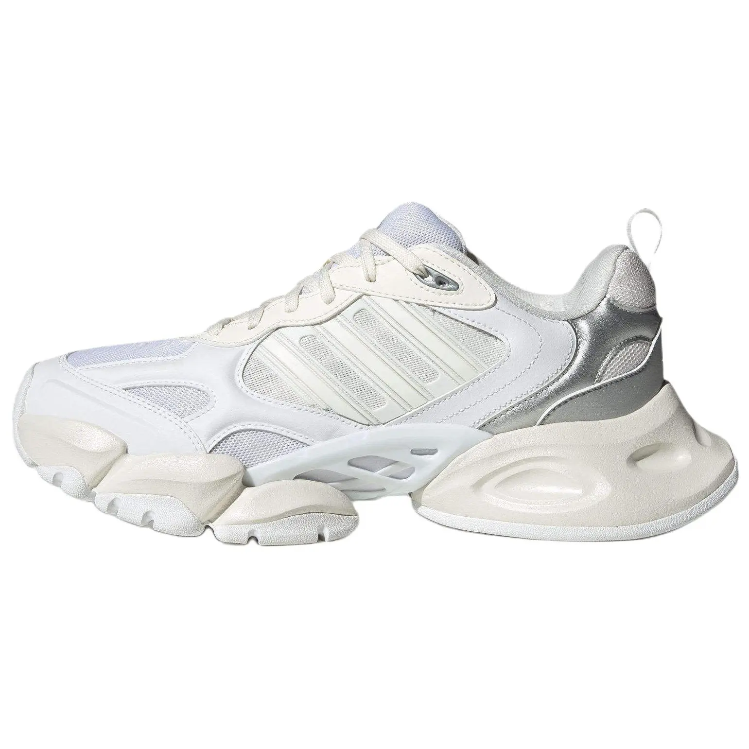 Adidas XLG Runner Retro Casual Sneakers - White, Breathable Mesh, Boost Cushion, Everyday Wear, Multi-Size (7.5us, 8us, 9us)