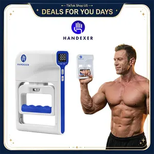 Handexer Digital Hand Dynamometer 265lb/120kg - Grip Strength Tester & Hand Grip Strengthener with LCD - Adjustable Hand Grip for Climbing, Rehab, Home Gym & TikTok Challenge, summerwins, DealsForYouDays