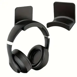 Wall Mounted Headphone Holder, Foldable Headphone Stand, Headphone Storage Rack for Controller Headphone, Headphone Hanger