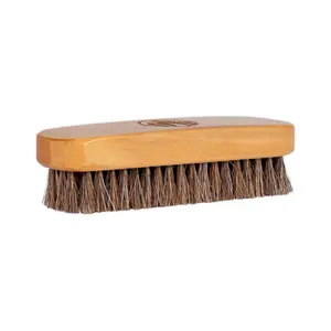 Rhino Wax Horse Hair Brush - Soft Non-Scratching Bristles, Comfy Hard Wood Handle for Cleaning, Shoe Brush