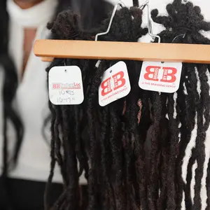 INSTANTLOC DREAD EXTENSIONS NEW COLLECTION HUMAN VIRGIN DREADLOCKS 10'12' 10MM