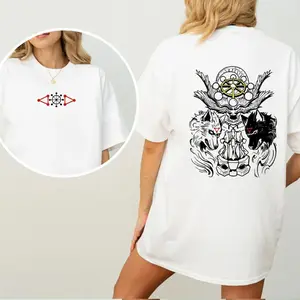 Megumi Jujutsu Kaisen Shirt,Fushiguro Megumi Devine Dogs Mahoraga 2 Sided Hoodie, Jujutsu Kaisen Anime Hoodie, Unisex Sweater Pullover Tee