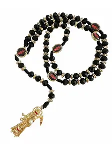 Artificial Crystal Necklace for Men & Women, Fashion Jewelry for Parties and Everyday Wear, Trendy All-Match & Exquisite Jewelry for Birthday Gift, Rhinestone Pendant Necklace, Beaded Necklace