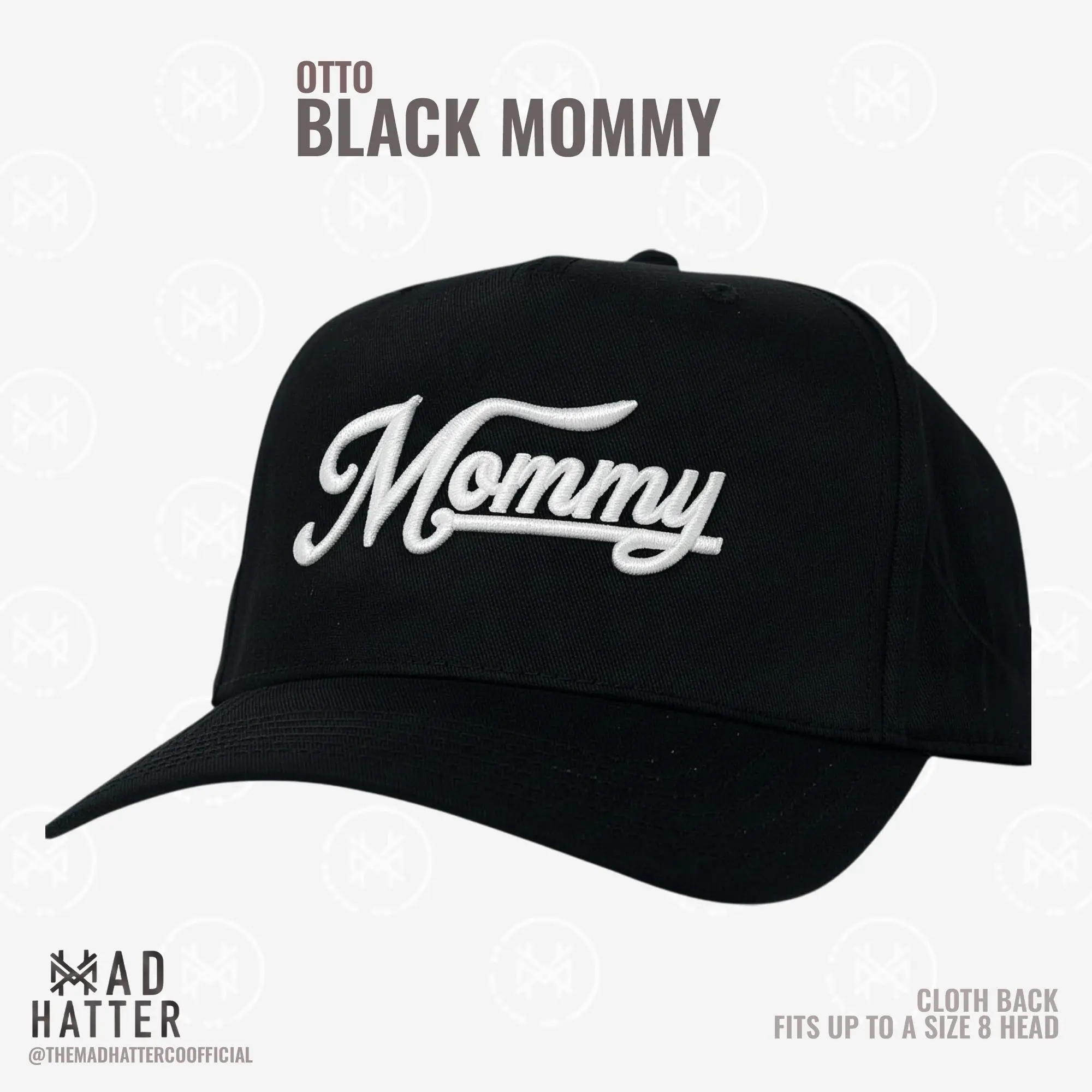 Retro Black White Stitch