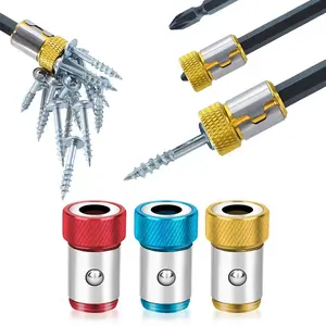 Magnetic Screw Head Ring,Universal Magnetic Screw Ring,Detachable Screw Head Magnetic Ring,Suitable for 1/4 Inch/6.35mm Hexagonal Magnetic Screwdriver Tools & Electric Screwdriver