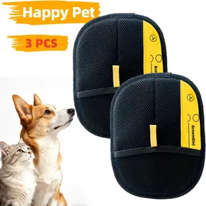 Anti‑Static Pet Hair Removal Glove, Soft Deshedding Grooming Mitt for Dogs Cats Puppies Kittens, , Gentle Massage Shedding Remover , Easy to Clean Pet Grooming Accessory for Home Furniture Couch   pet hair removal tool