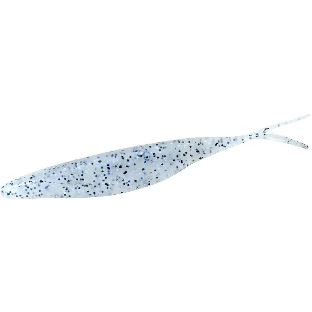 Shad-Style Soft Fishing Lure, 5 Inch Salt-Infused Jerkbait with Dual Keel & Split Tail, 6 Pack Fish Shaped Lure for Darting Action, Fishing Equipment