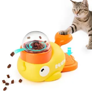 Interactive Dog Treat Dispenser, Duck-Shaped Puzzle Pet Feeder, Slow Feeder for Healthy Eating, Interactive Treat Toy for Dogs and Cats, Promotes Brain Development.