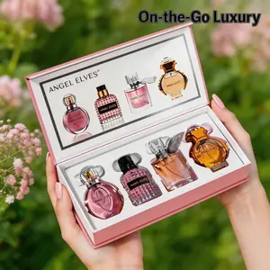 Angel Elves Perfume Set, Four Unique Scents for Daily & Special Moments, Sensory Adventure Fragrances, Perfect Gift for Women, Floral Scents Perfume, Floral Chypre Scent