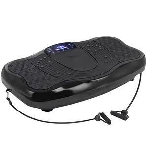 SEGAWE Waver Vibration Plate Exercise Machine w/ Auto-Switch Mode Full Body Workout, Black