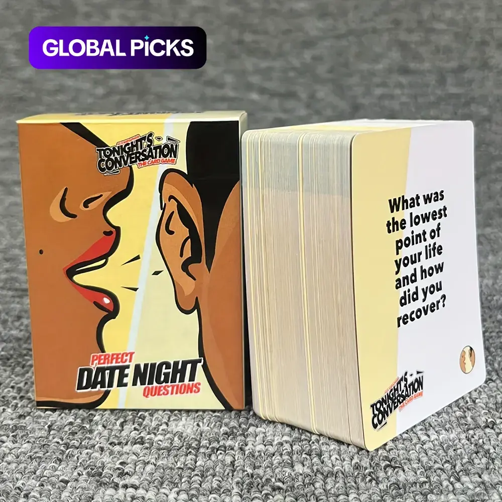 Date Night Question Card Game, 1 Set Funny Conversation Cards, Family Board Games, Party Board Game, Tabletop Games for Couples and Families #GLOBAL PICKS