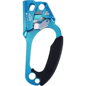 Climbing Hand Ascender Outdoor Mountaineering Tree Arborist Climbing Rappelling Equip Hand Ascender for 8-12MM Rope Left Right Hand Ascender(Sheet)