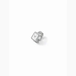Cider CLOCK PENDANT RHINESTONE RING
