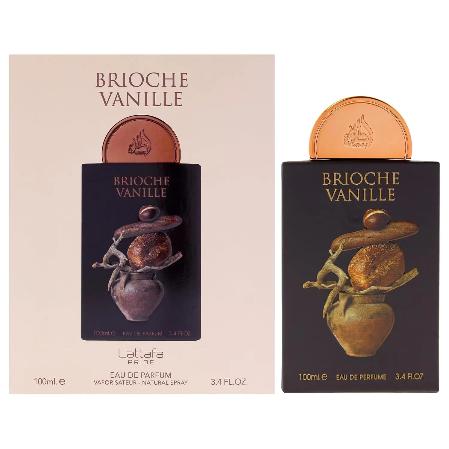 Pride Brioche Vanille for Unisex Eau de Parfum Spray, 3.4 Ounce / 100 Ml