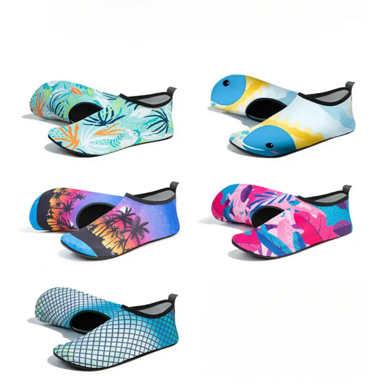 Adult Beach Shoes Snorkeling Shoes Socks Non-Slip Cut-Resistant Soft Sole Swimming Quick-Dry Sand-Proof Diving Yoga Shoes Wading Shoes Beach Wading Shoes
