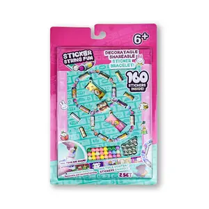 Rolls Sticki Bands - Wearable or Shareable Sticker Bracelet , Includes 160 Mini Stickers | Over 1000 Sticker Designs