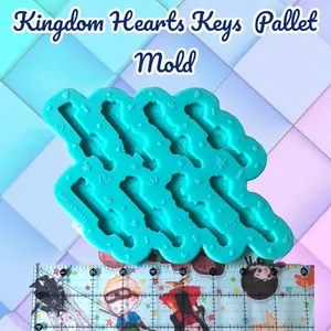 Kingdom Hearts Keys Silicone Mold