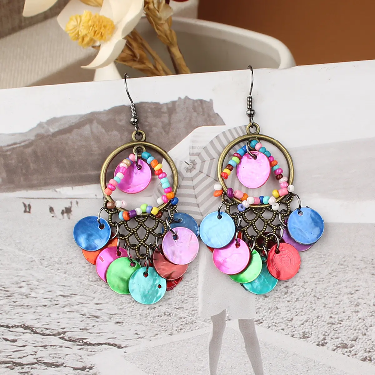 1154 Beach Wind (Colorful)