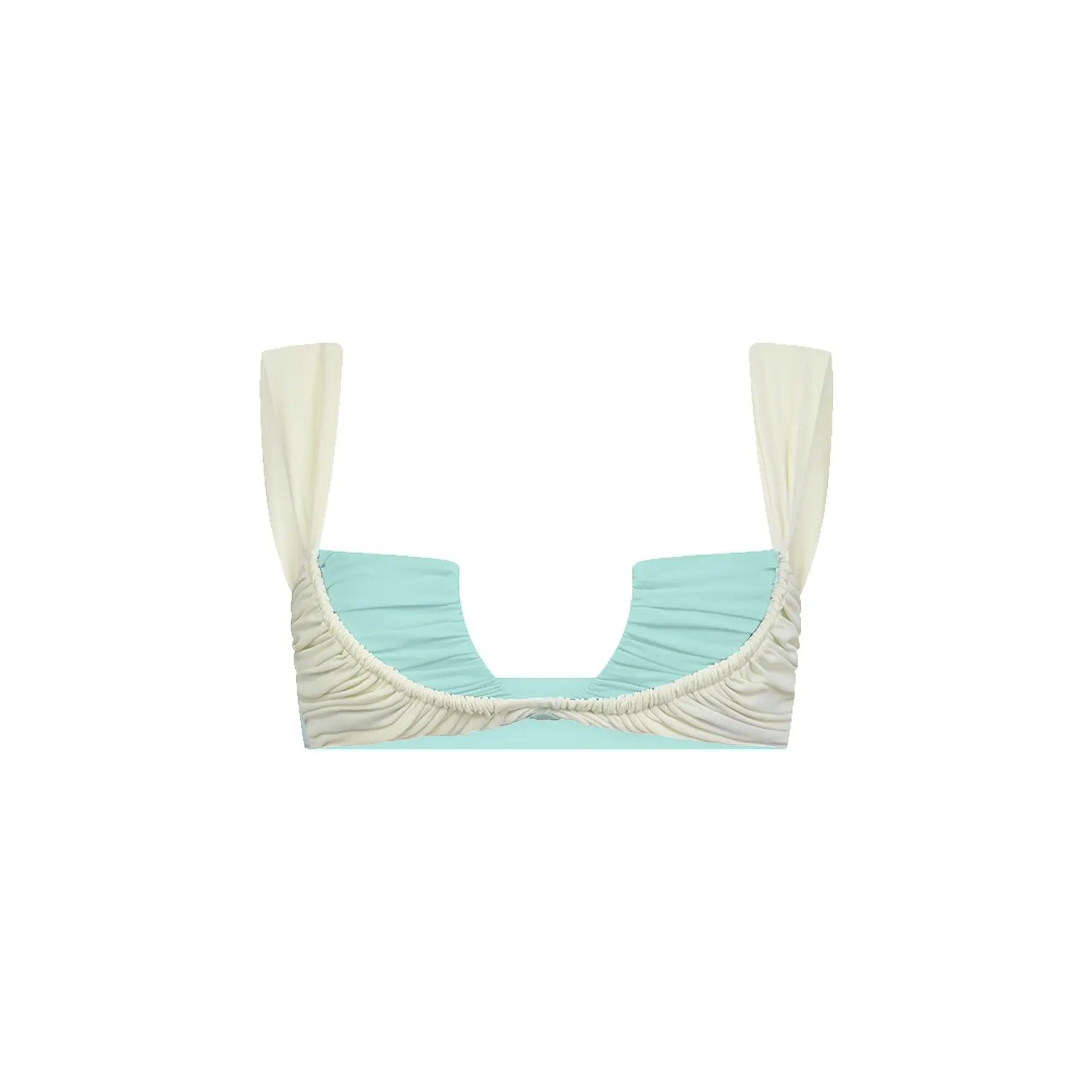 Eclat / Ivory Apricot Aruba Blue - Top